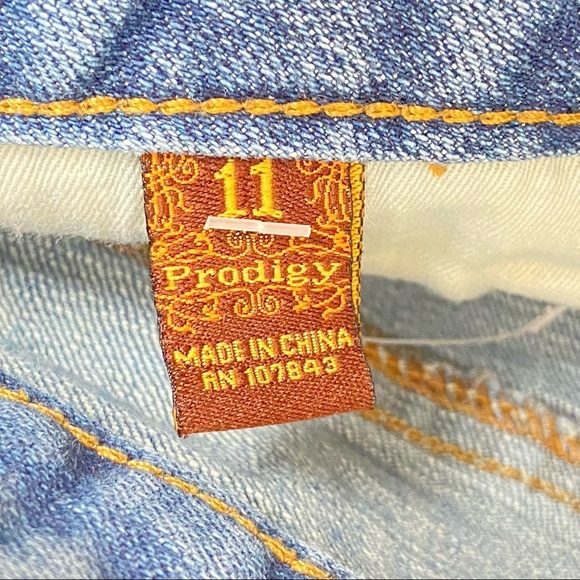 Prodigy Women’s Denim Blue Jeans Size 11 Boot Cut - Picture 5 of 7